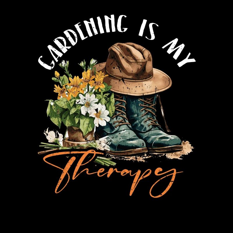 Die Freude eines Gartenliebhabers