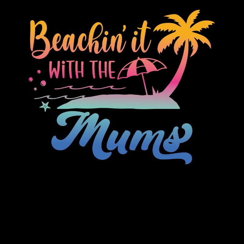 Vacances à la plage avec les mères le week-end