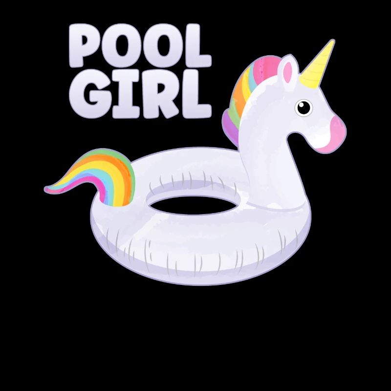 Pool Girl Einhorn Floatie Schwimmbad