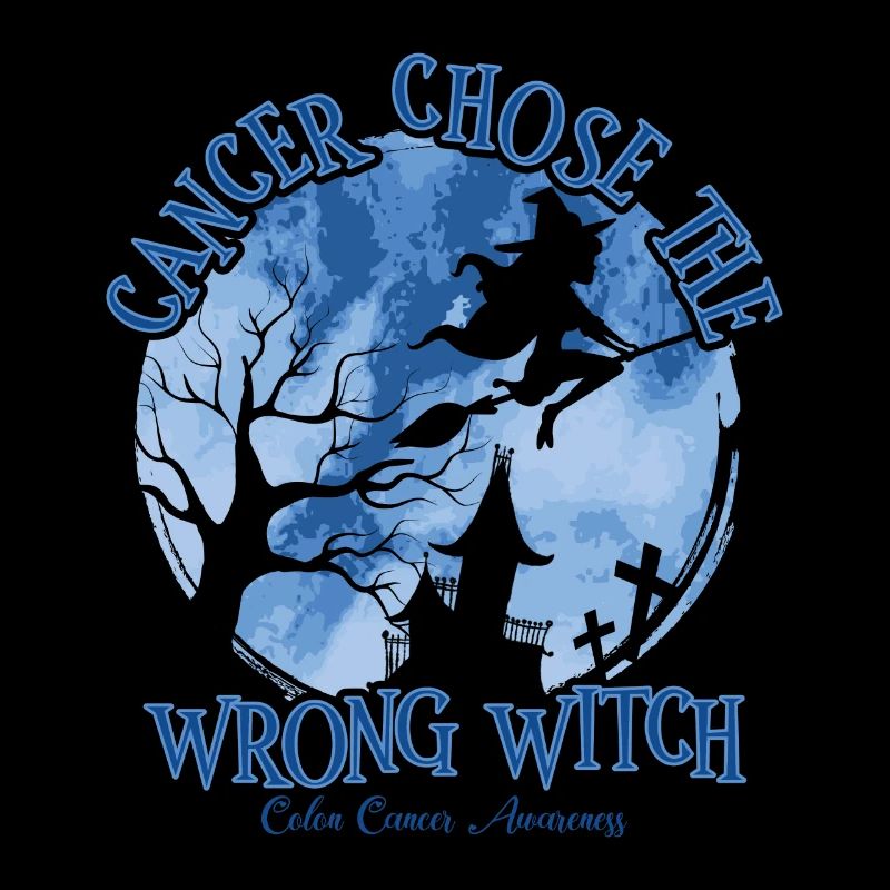 Cancer Witch Dark Blue Colon