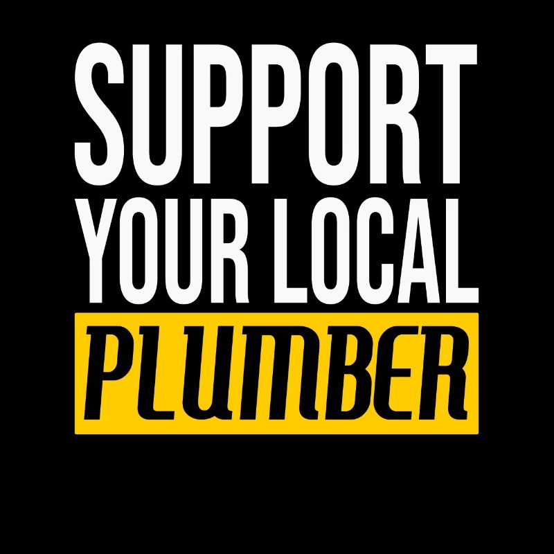 Stolzer Unterstützer: Umarme den örtlichen Klempner