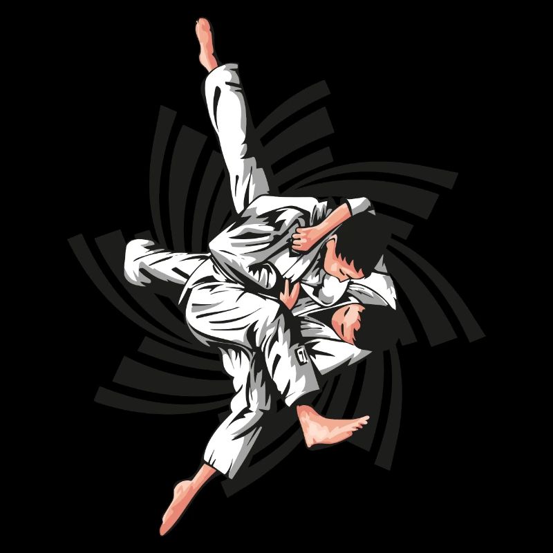 prise de judo noir