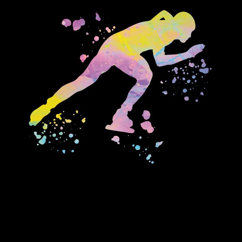 Eisschnellläufer Sportlerin Eisschnelllauf