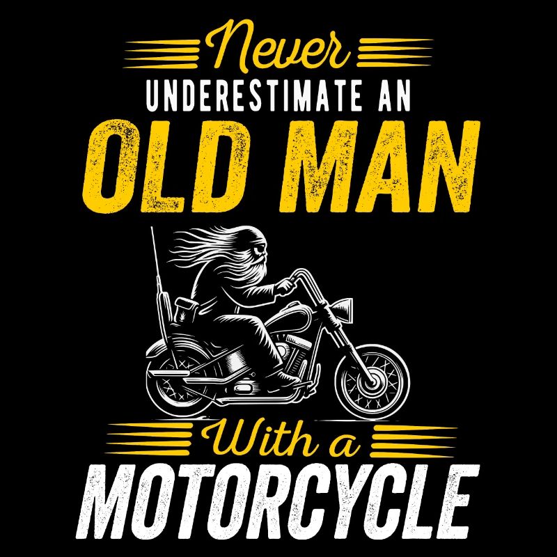 Never underestimate an old man with a motorcycle