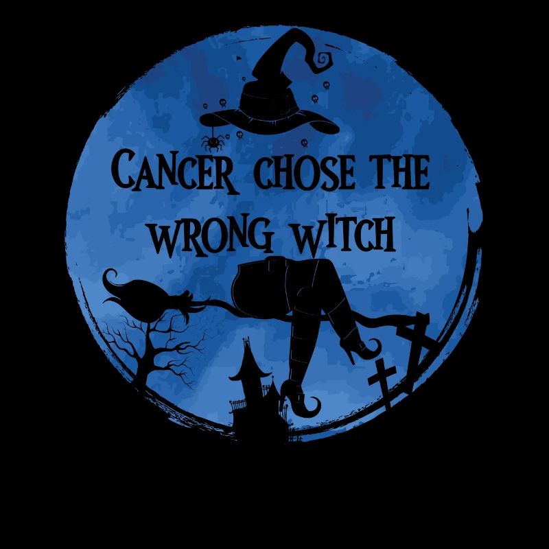 Cancer Witch Dark Blue Colon