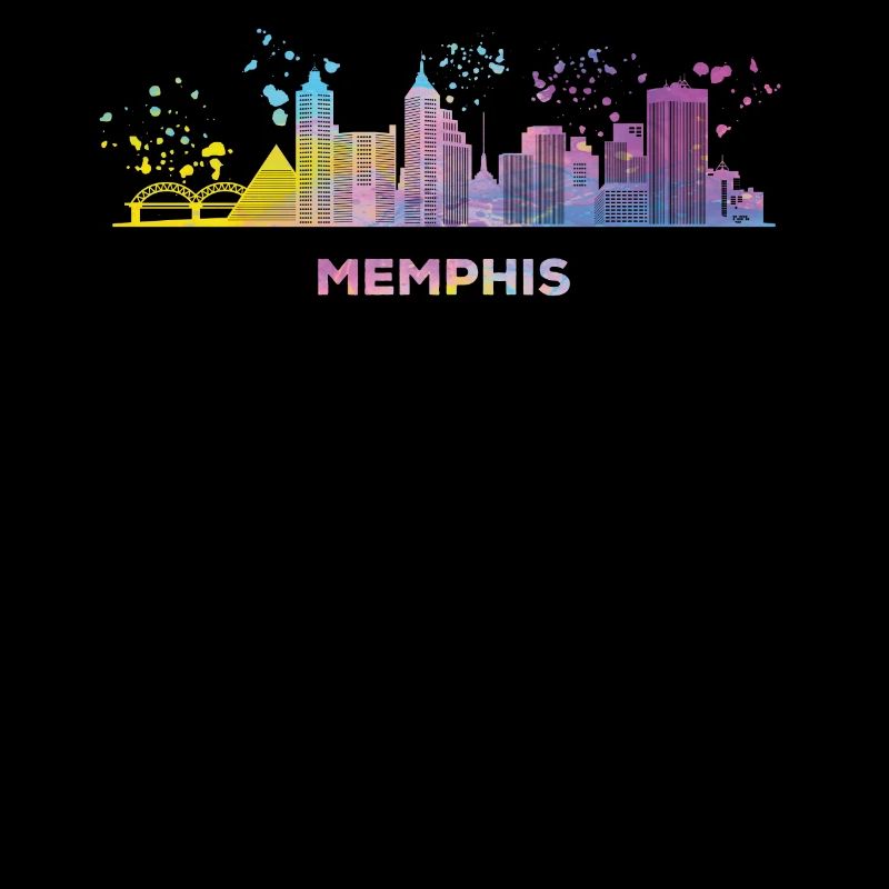 Ligne d’horizon de Memphean Memphis