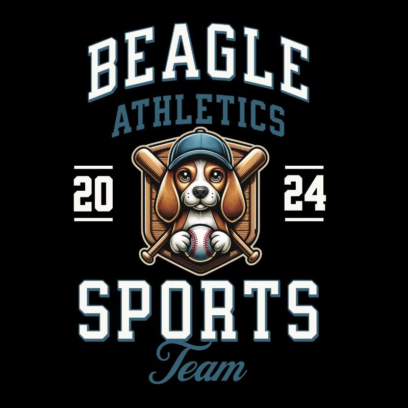 Baseball 2024 Beagle Sport - Unique Beagle