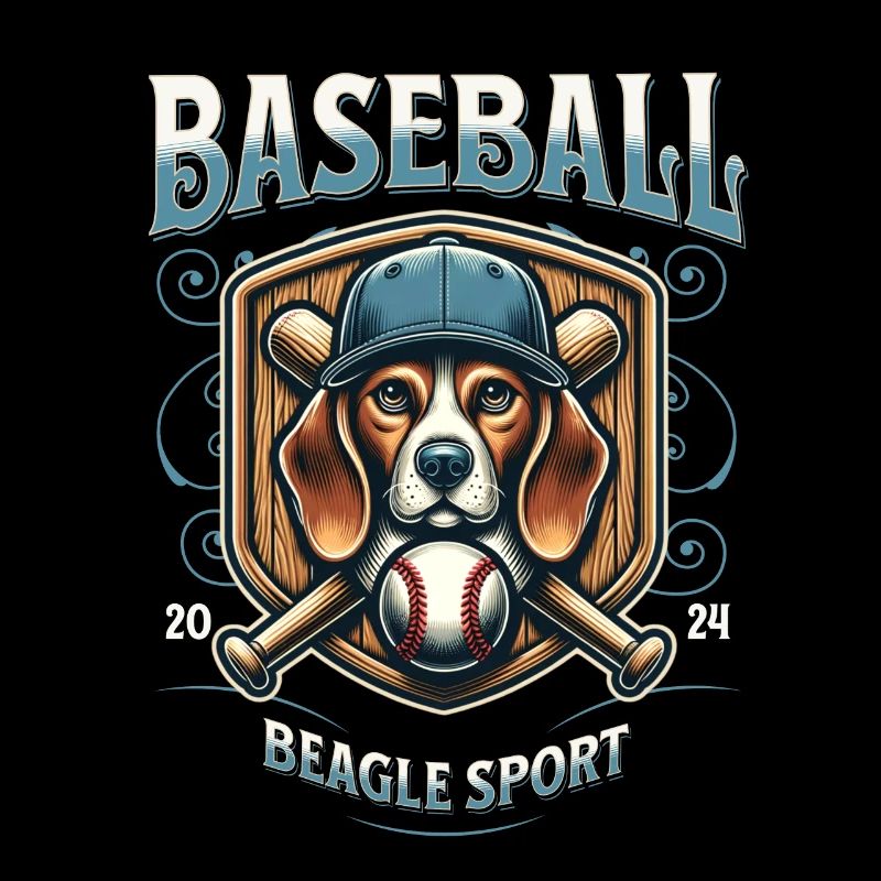 Baseball 2024 Beagle Sport - Unique Beagle