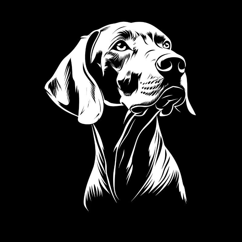 Braque de Weimar - Fan de chiens