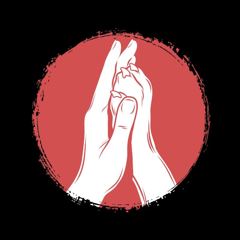 Hand + Hundepfote - High Five - Hunde Fan