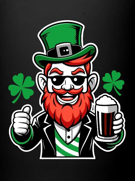 Leprechaun & Beer - Saint-Patrick - Irlande