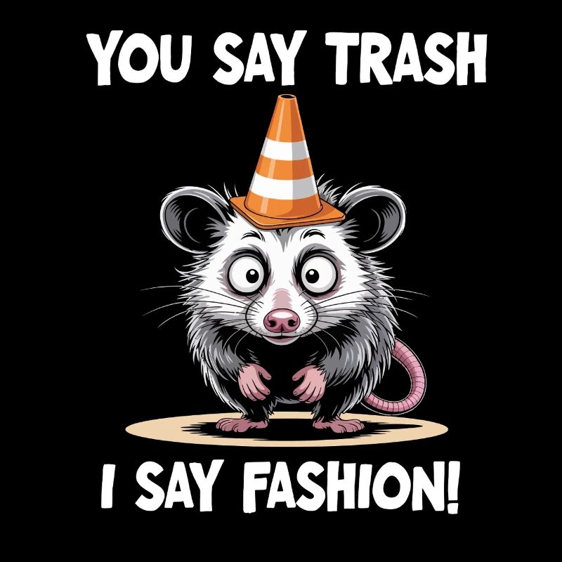 Drôle d’opossum Tu dis Trash Je dis Mode