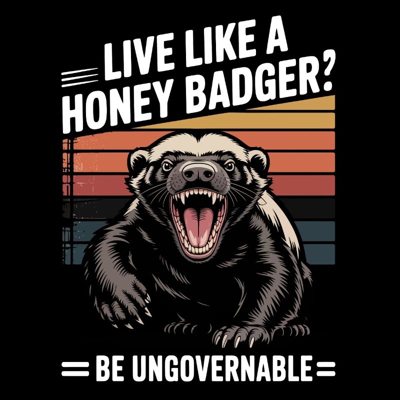 Lebe wie ein Honigdachs