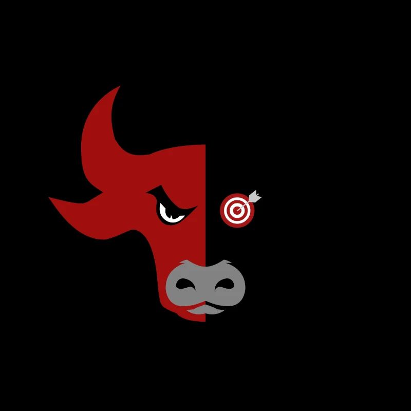 Bullseye rot schwarz