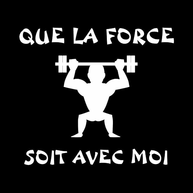 que la force soit avec moi humour t-shirt cadeau