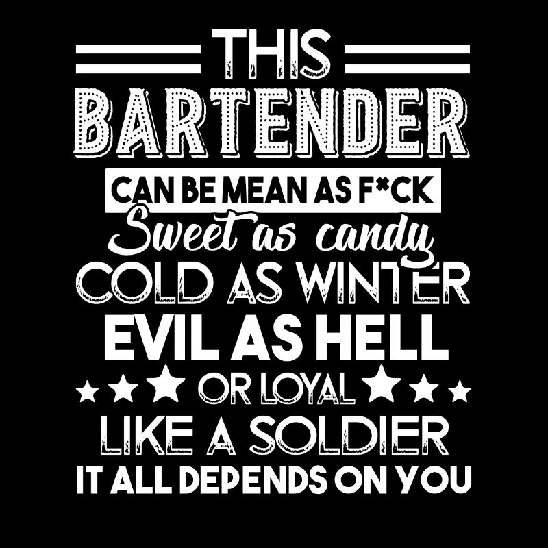 Barman barman est doux comme bonbons