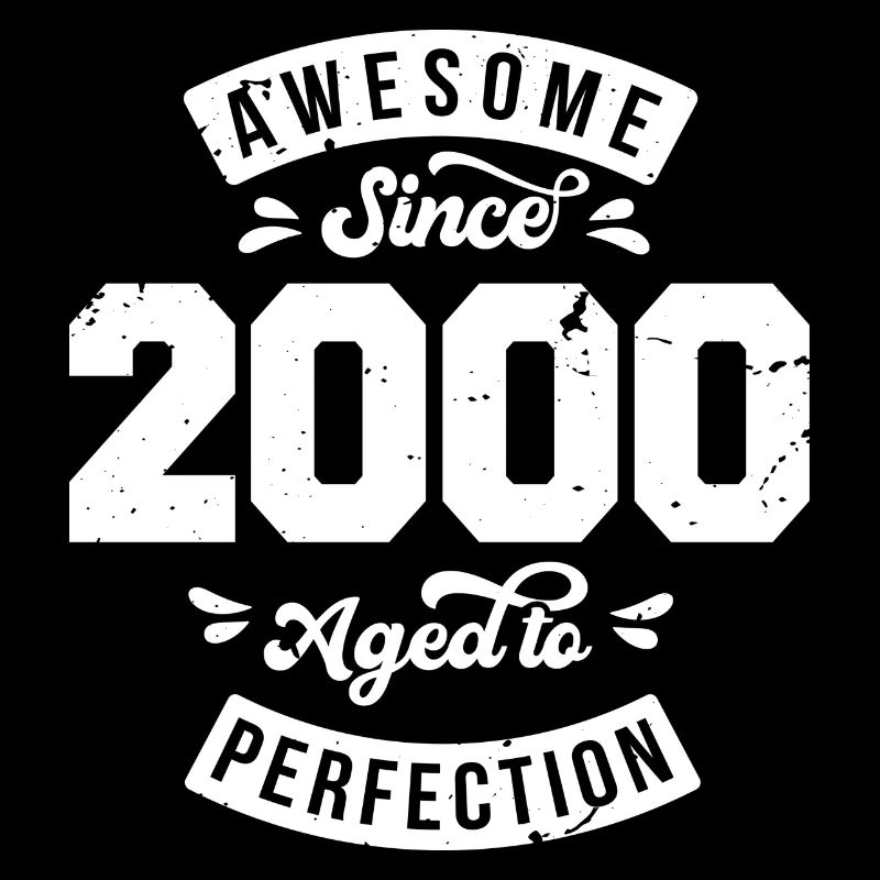 Vintage 2000 Geburtstag - retro 2000
