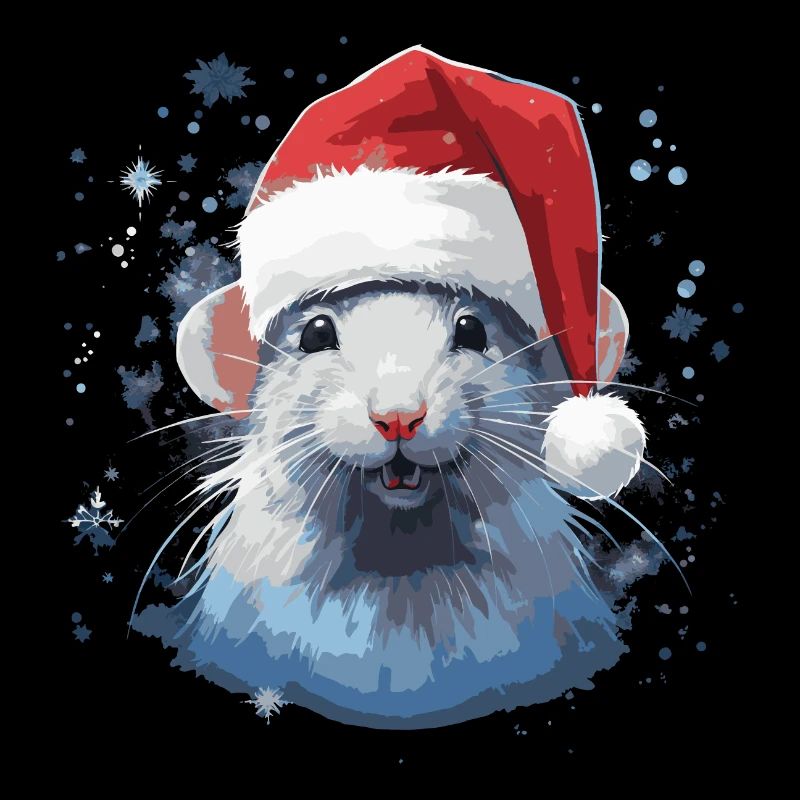 Cool Christmas Rat