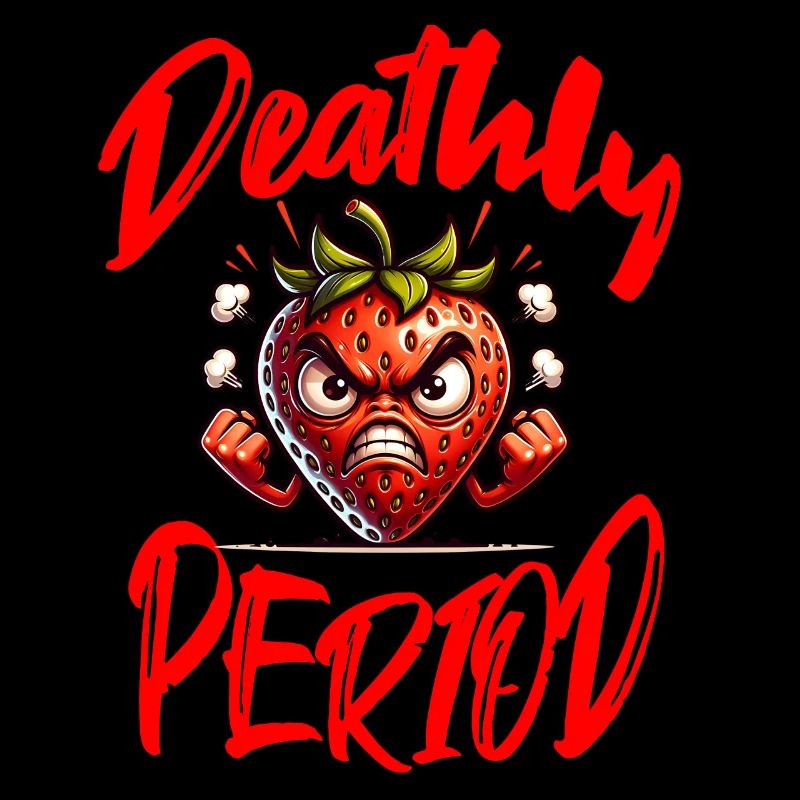 Periode Erdbeerwoche Deathly Period Menstruation