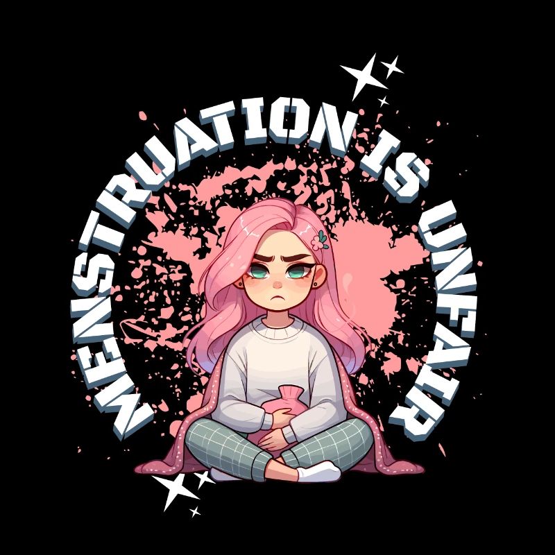 Menstruation Ist Unfair: Periode-Motiv