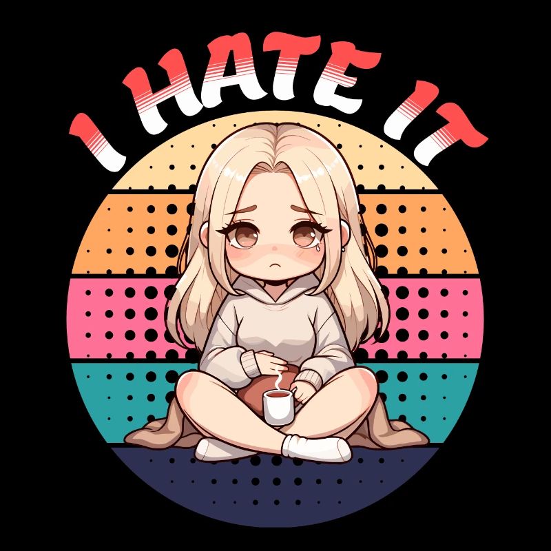 Period Menstruation I Hate It Kawaii