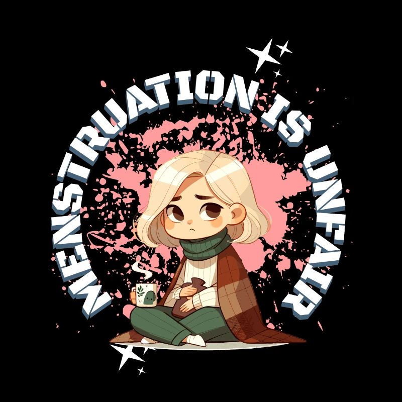 Periode: Menstruation Is Unfair Kunst