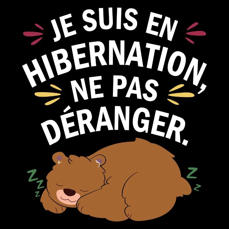 Humor Sleep Sleeper Bear Gift