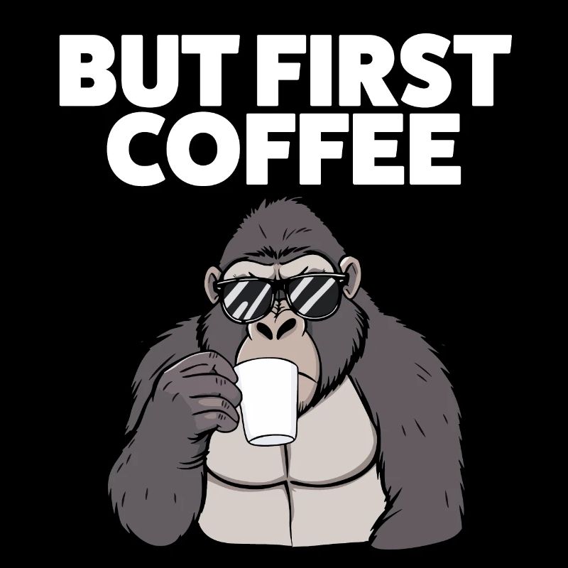 Gorilla und Kaffee – Erstmal wach werden