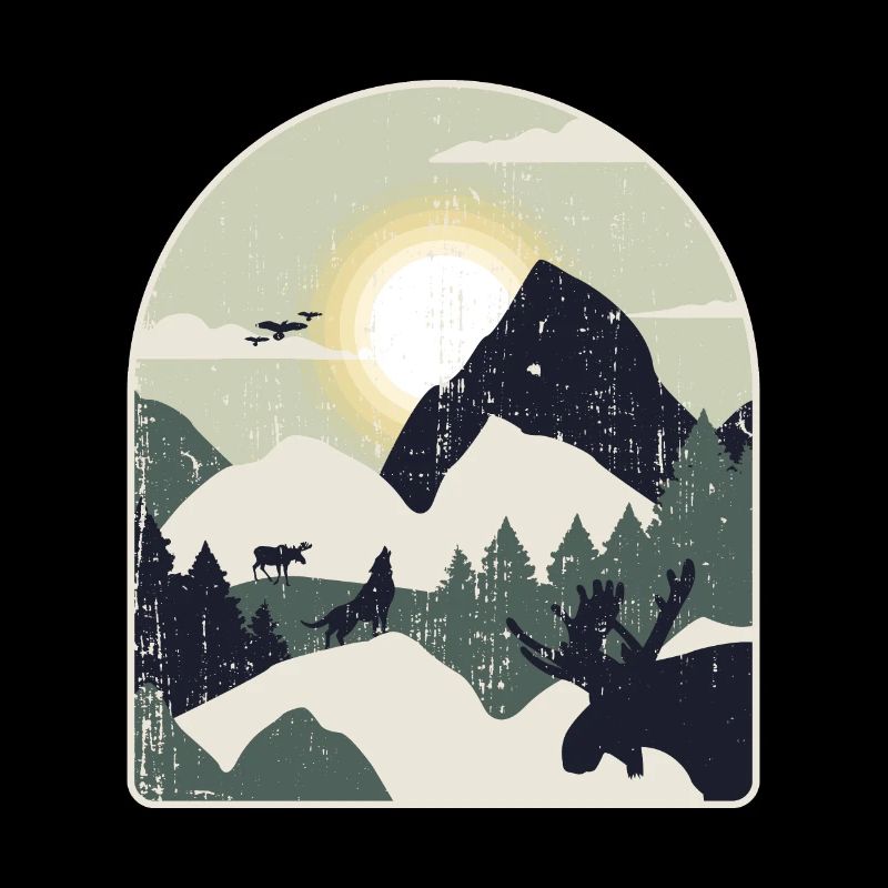 Nature forêt montagne randonnée