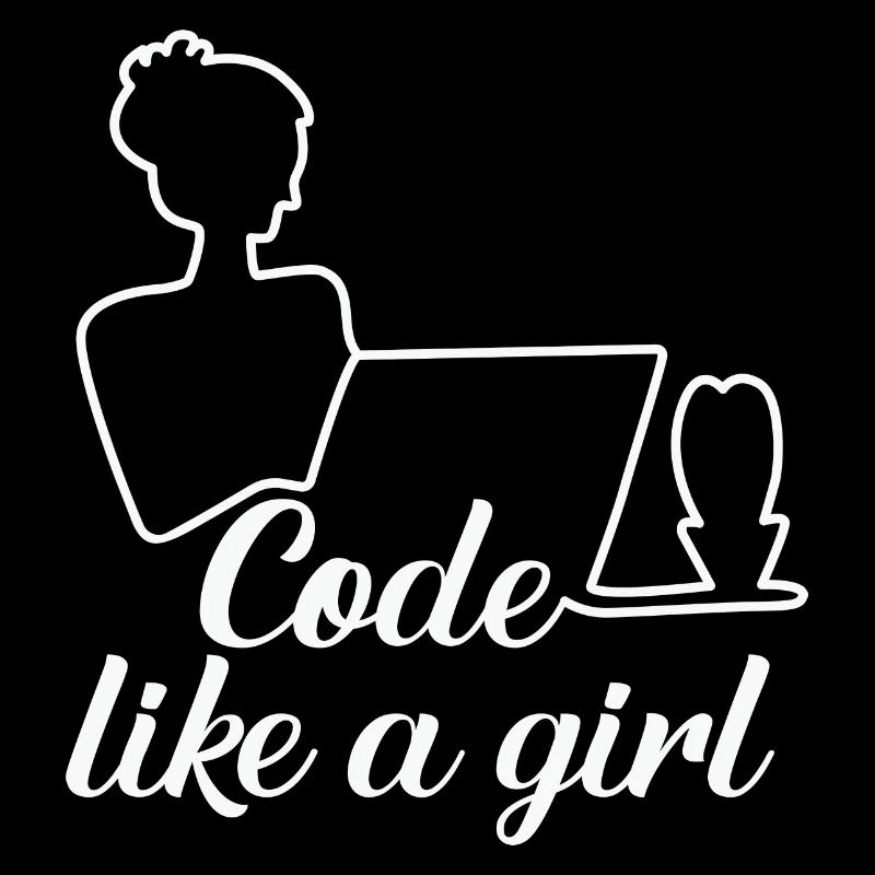 Code Like a Girl for Programmer Woman Girls