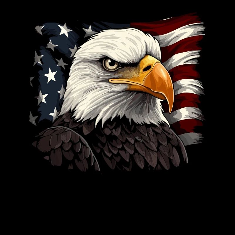 Patriotic USA Eagle | Joyeux 4 juillet