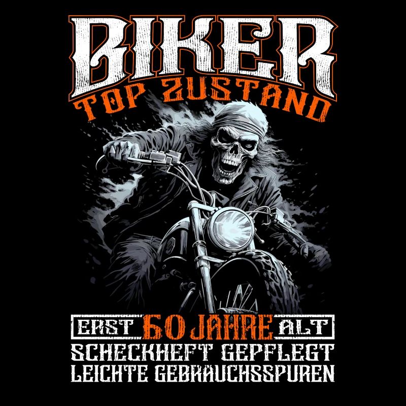 Motorradfahrer & Biker 60. Geburtstag