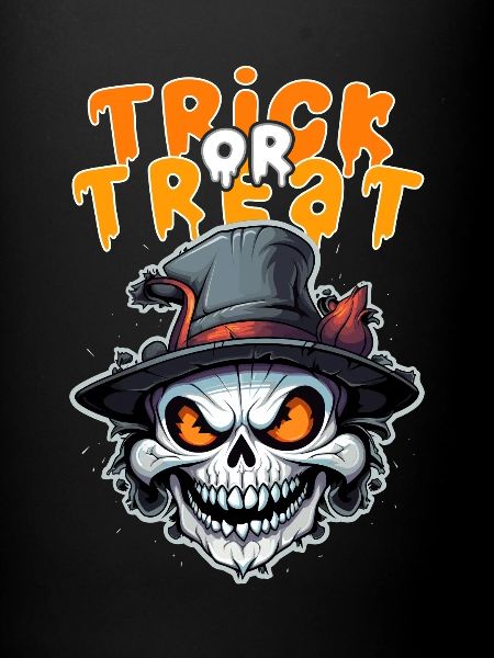 Halloween Design Squelette effrayant