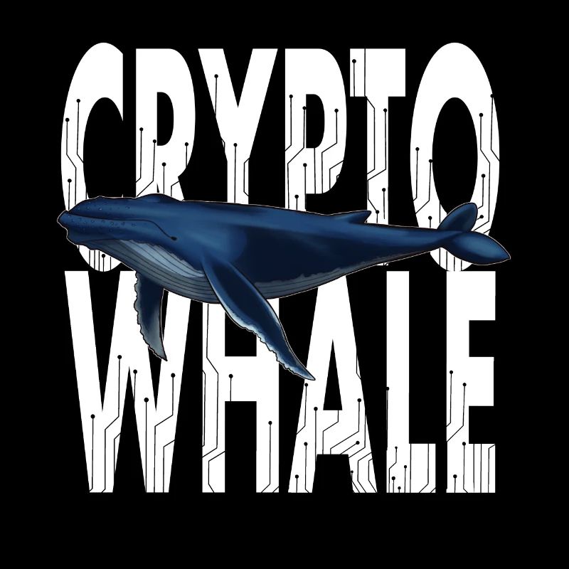 Crypto Whale Wal Kryptowährung Geschenk Idee