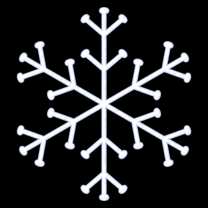 Météo hivernale - Flocon de neige