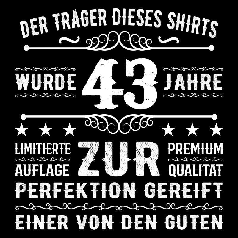 Idée cadeau 43 ans pour 43 ans - Anniversaire