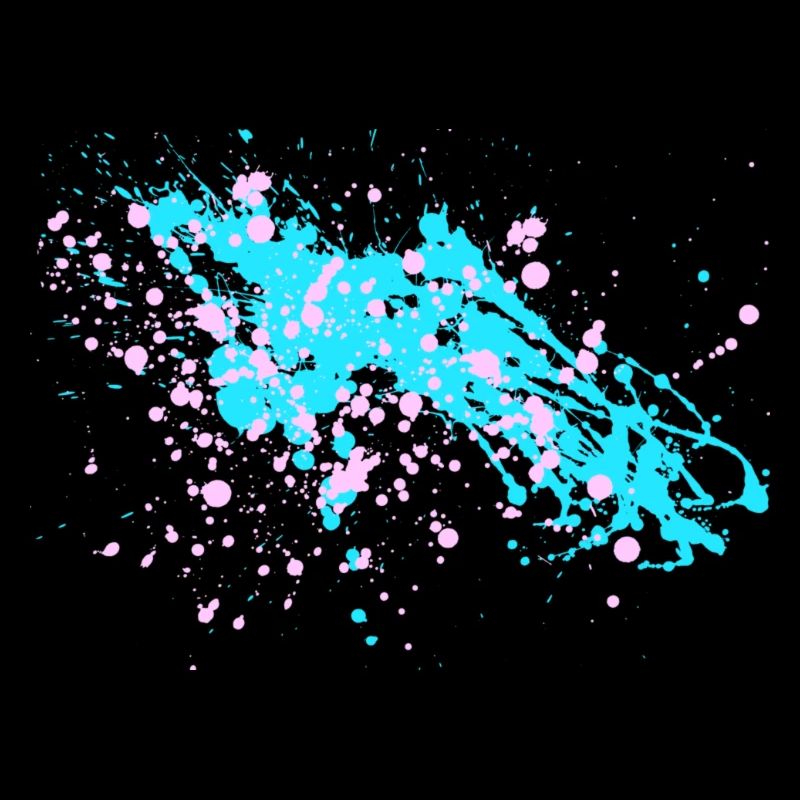 Paint splatter! Colorful. Gift.