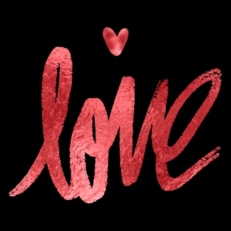 Metallic effect Love