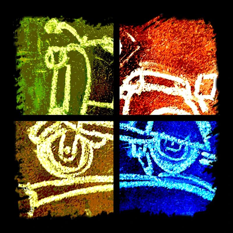 Comic Roller Collage 003 Rand neu