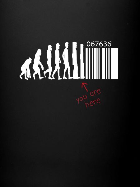 Evolution - Code-barres - Transhumanisme - Technique