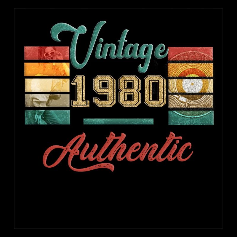 80 authentische Vinil Jubiläum