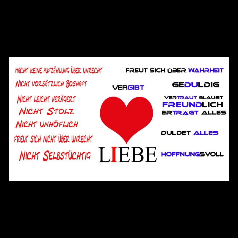 Liebe einfach erklärt [in Weiß]