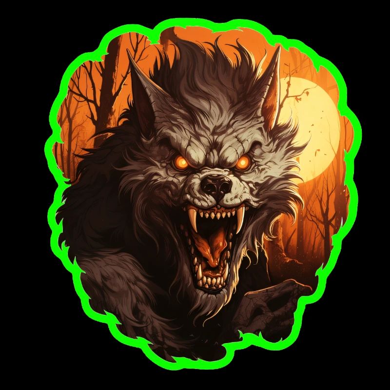 Loup-garou d’Halloween