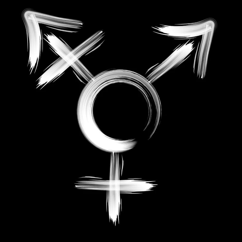 Symbol Transgender white