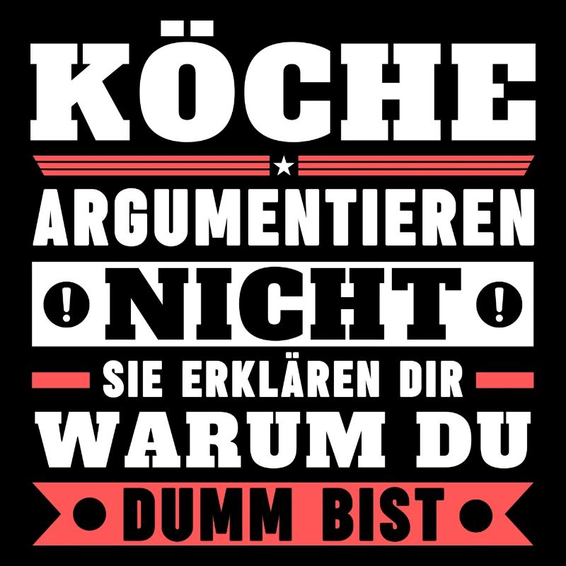 Chefs don't argue