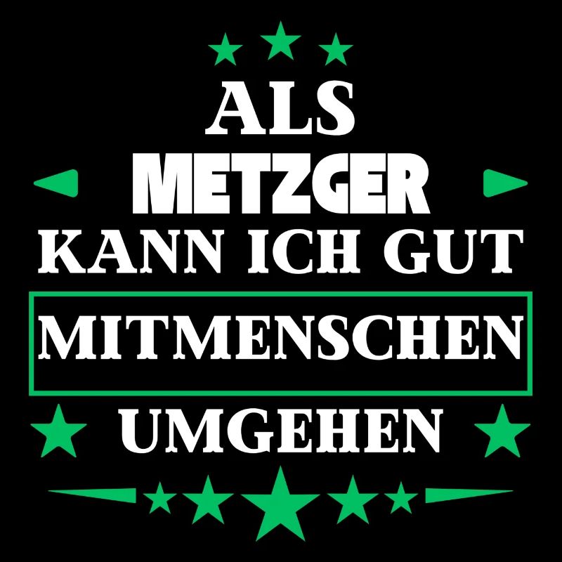 Dealing with other people as a butcher.