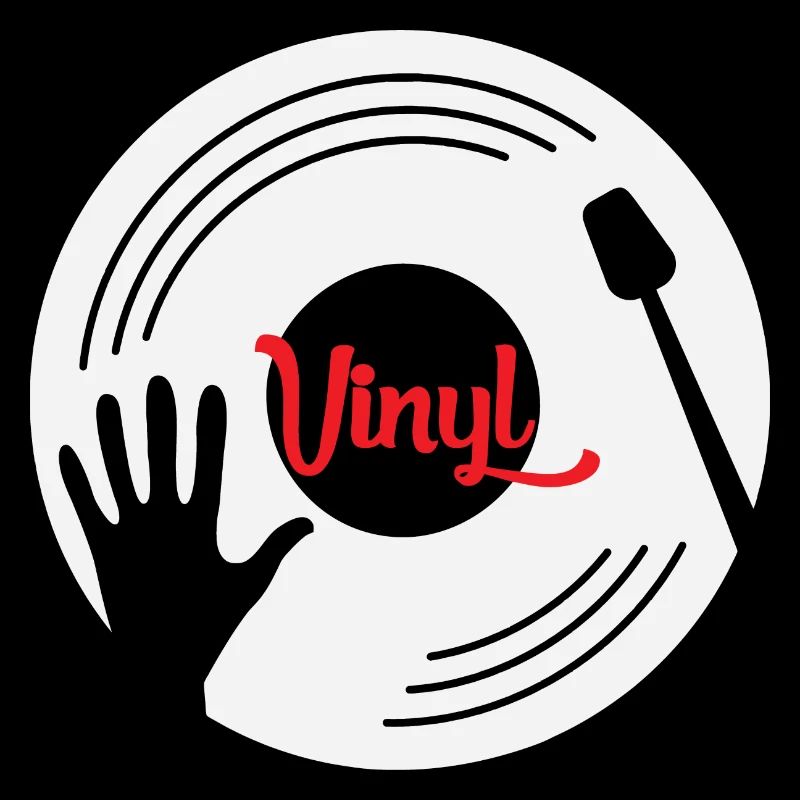 Scarf Plate Vinyl Turntable Dj Retro Gift