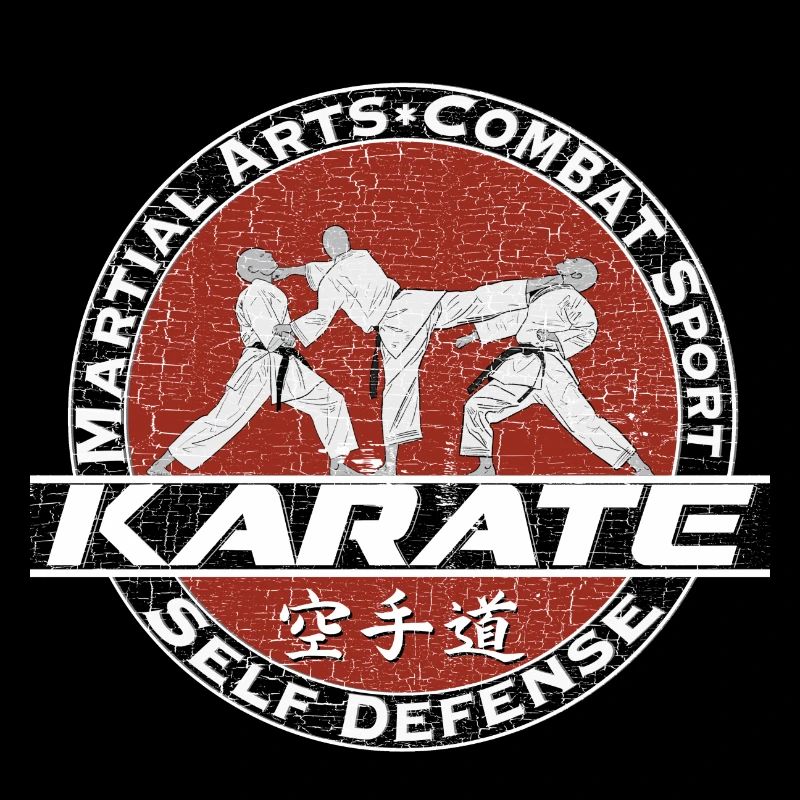 Karate Kampfkunst Vintage