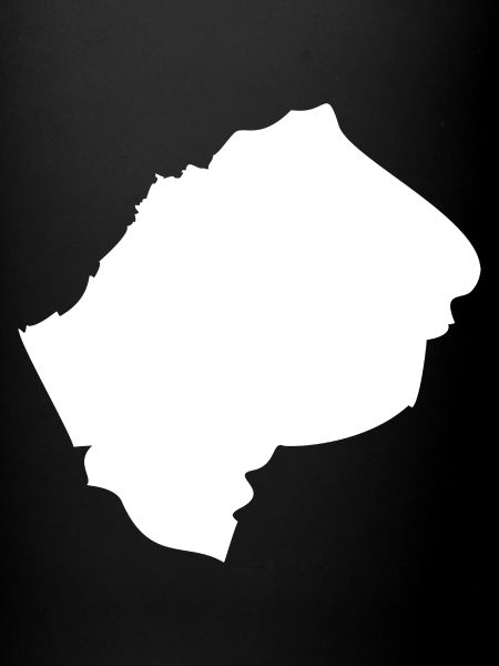 Lesotho map flag