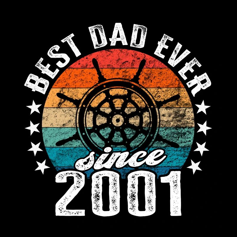 Bester Papa der Welt seit 2001 Kapitän